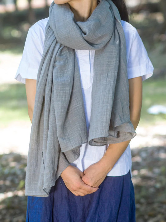 Soft Cotton-Blend Hijab – Winter Wear
