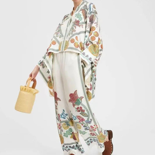 Pattern Print 2 Piece Co-ord set