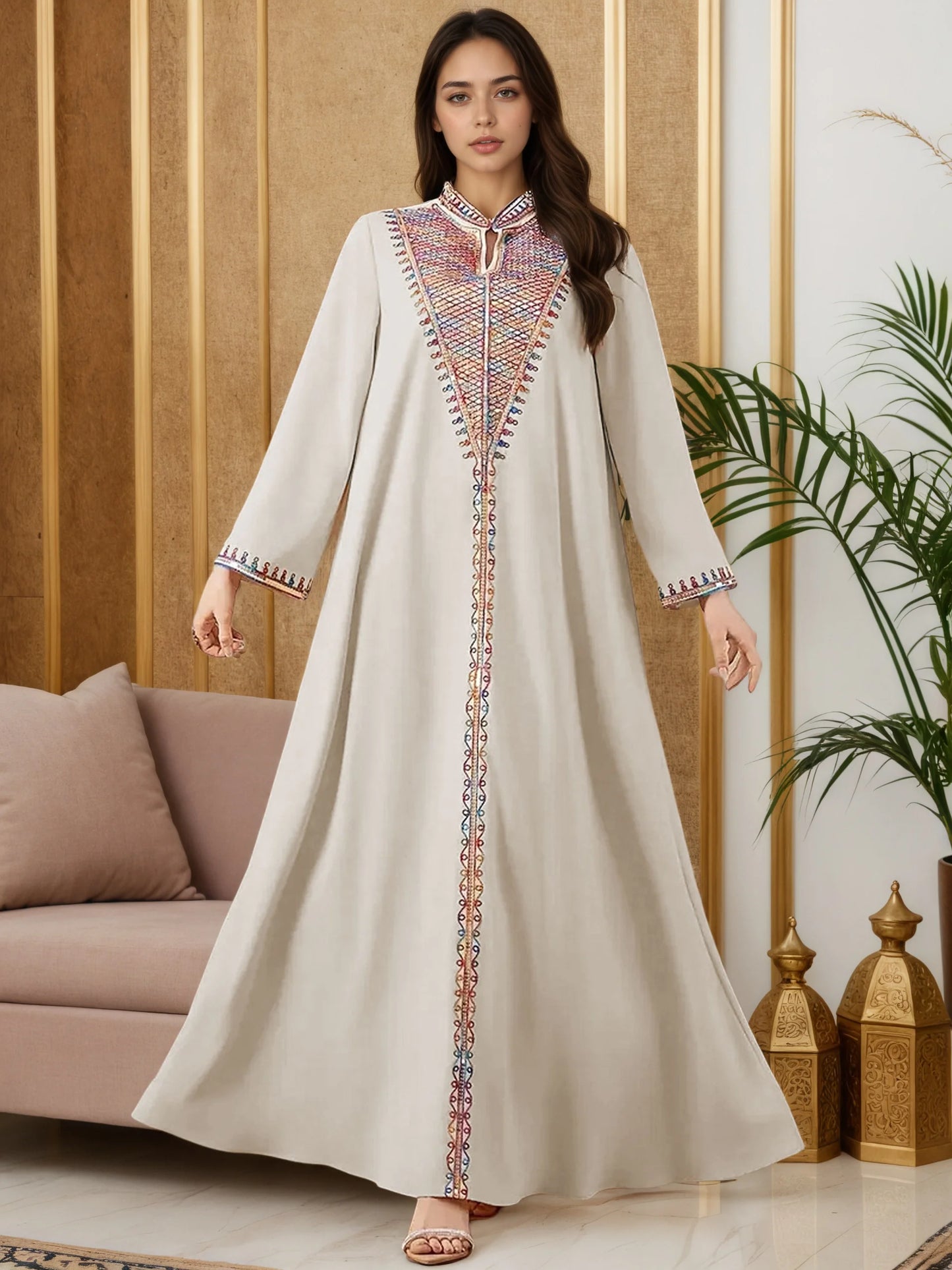 Embroidered Abaya