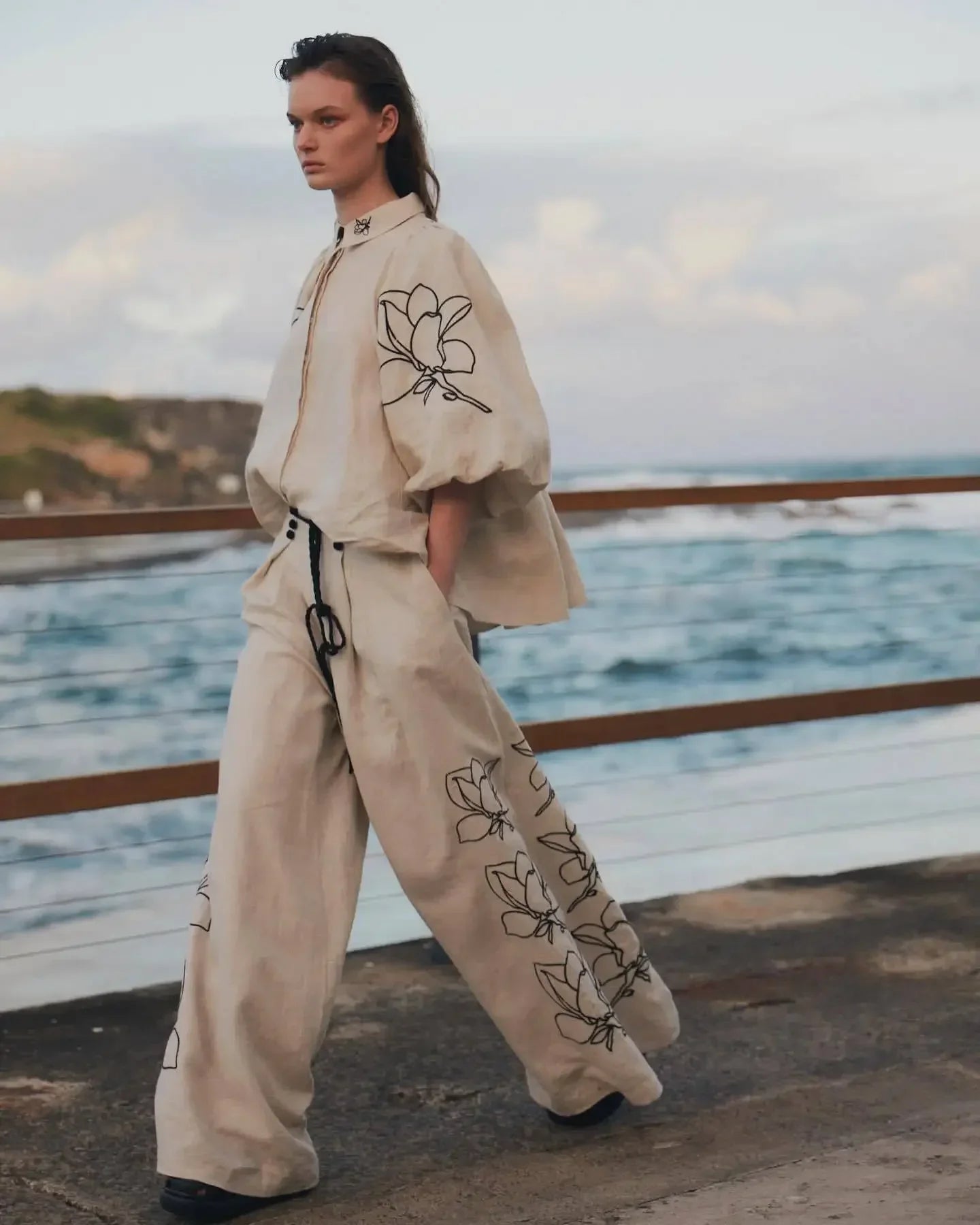 Lace Floral Comfy Co-ord Set