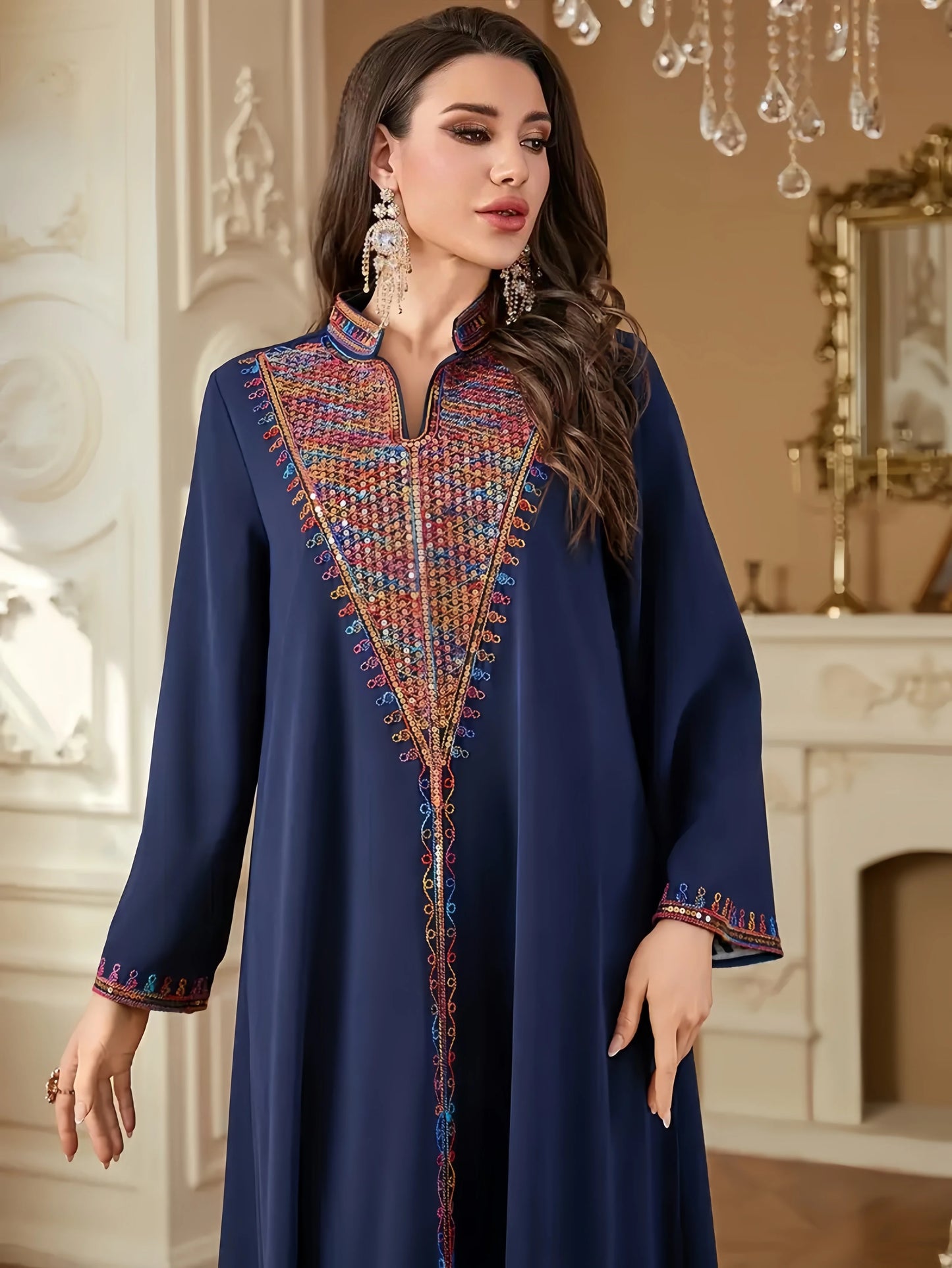 Embroidered Abaya
