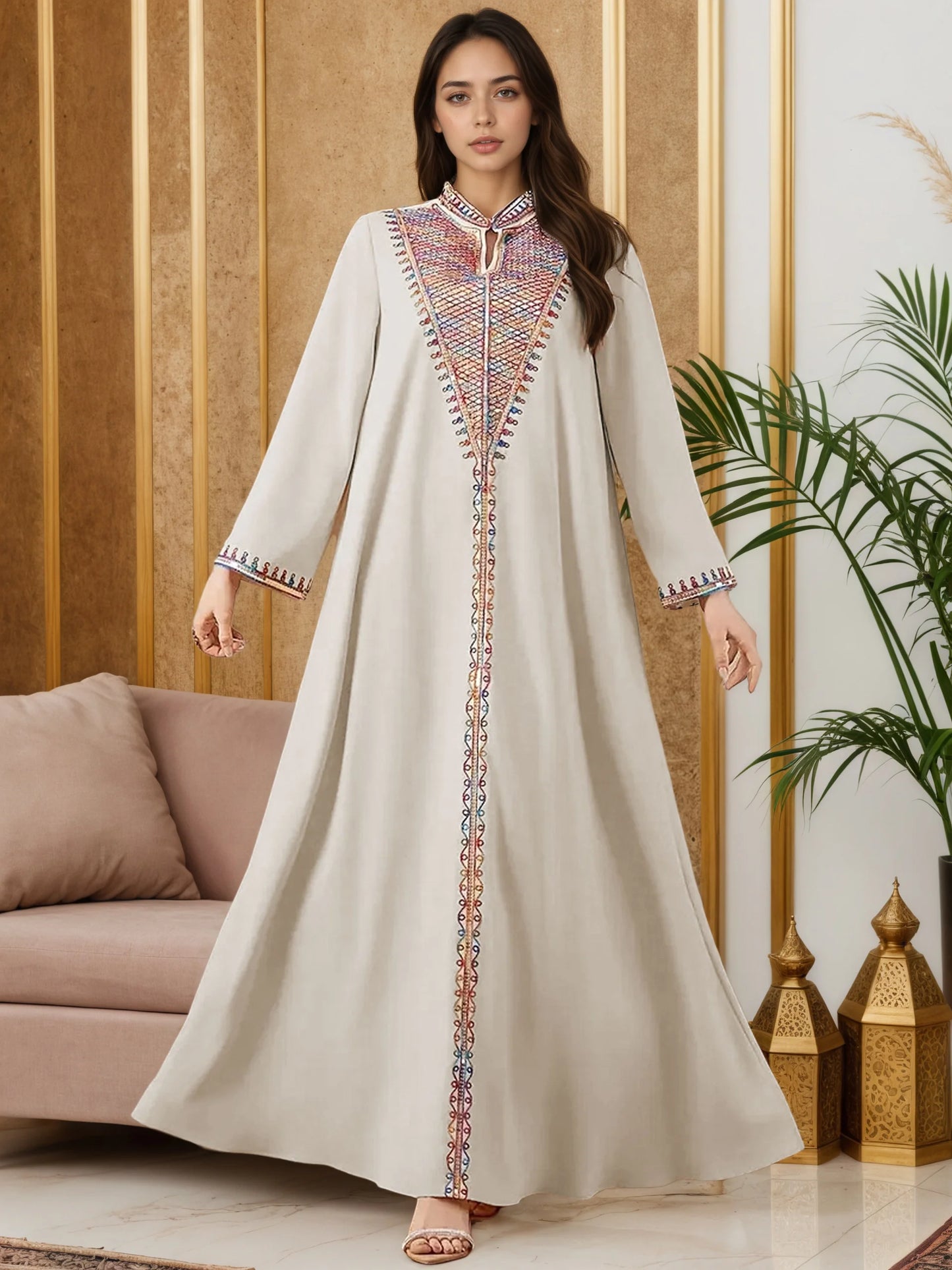 Embroidered Abaya