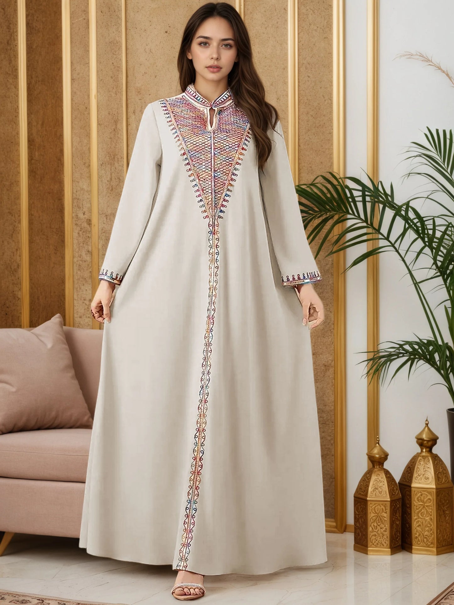 Embroidered Abaya