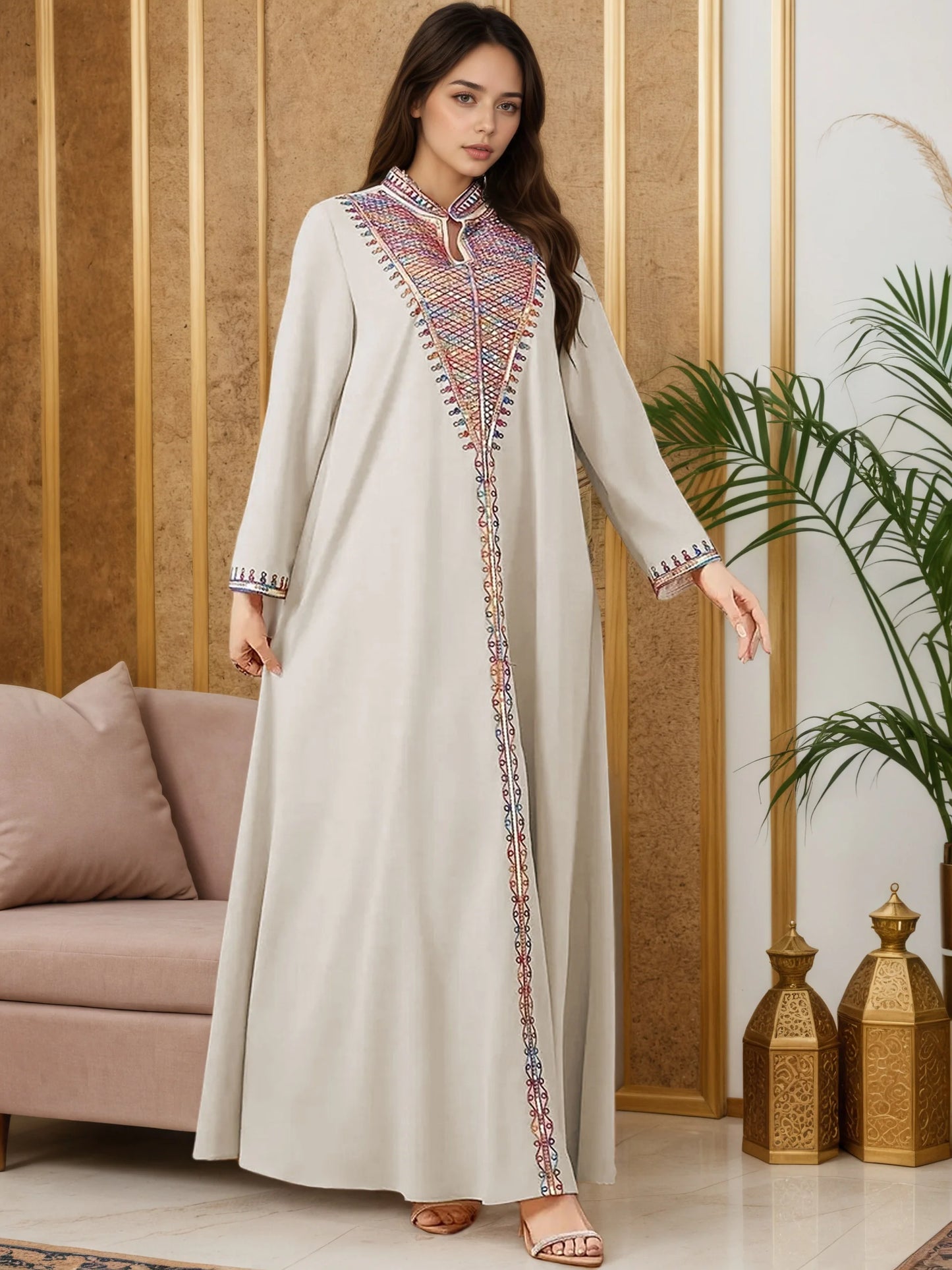 Embroidered Abaya