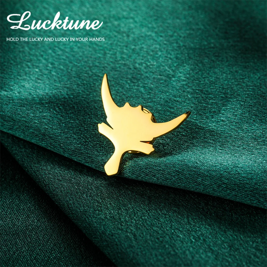Lucktune Viking Warrior Helmet Stainless Steel Lapel Pin