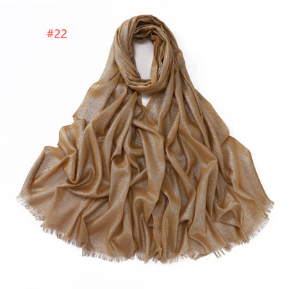 Shimmery Silk Hijab