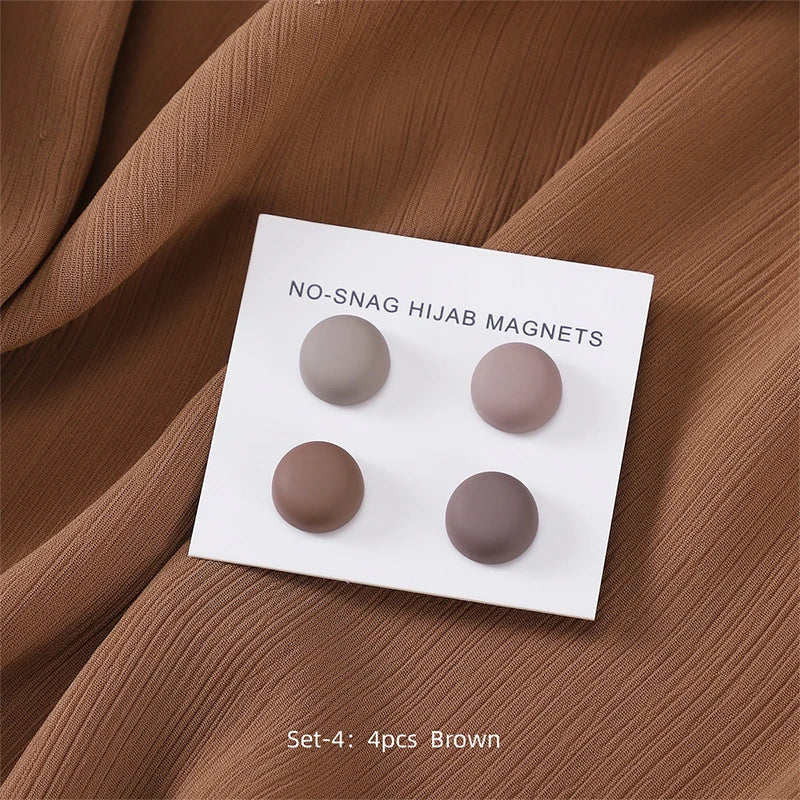 4Pcs/set Hijab Magnet Pins