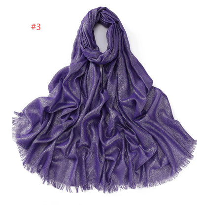 Shimmery Silk Hijab