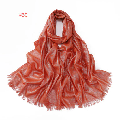 Shimmery Silk Hijab
