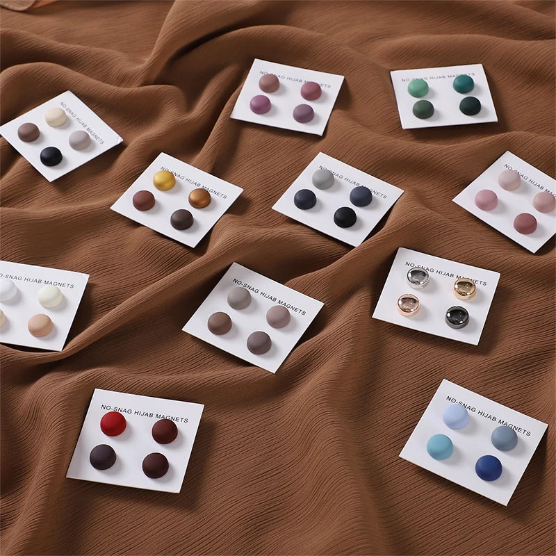 4Pcs/set Hijab Magnet Pins