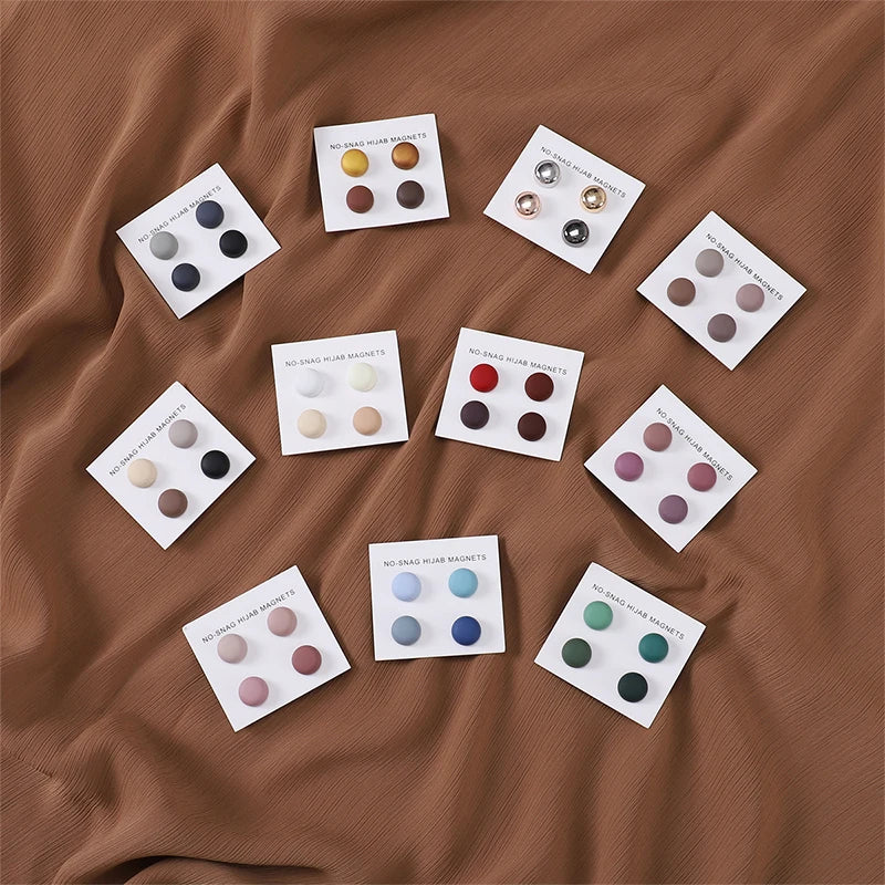 4Pcs/set Hijab Magnet Pins