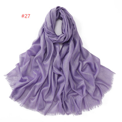Shimmery Silk Hijab