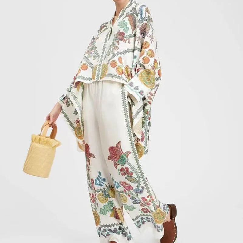 Pattern Print 2 Piece Co-ord set