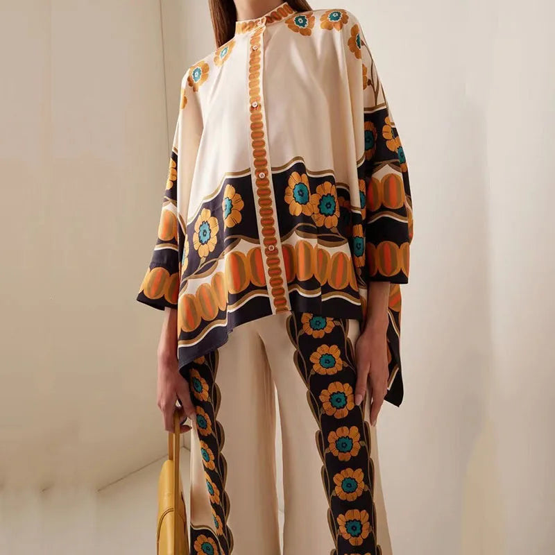 Pattern Print 2 Piece Co-ord set