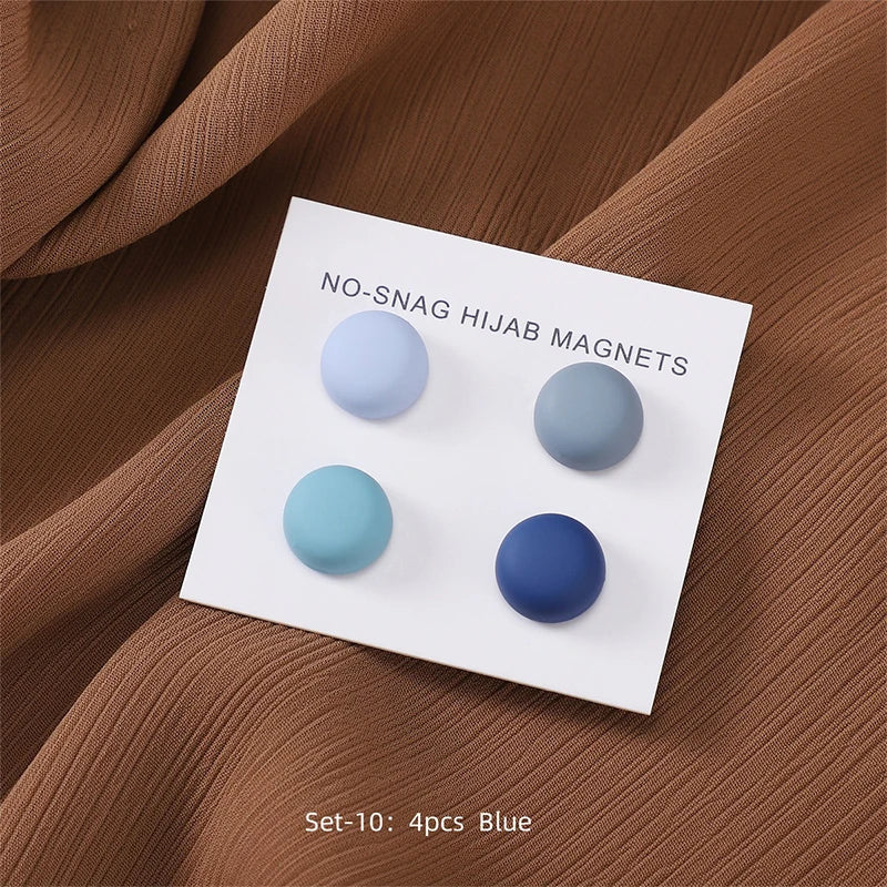 4Pcs/set Hijab Magnet Pins