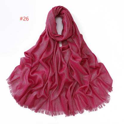 Shimmery Silk Hijab
