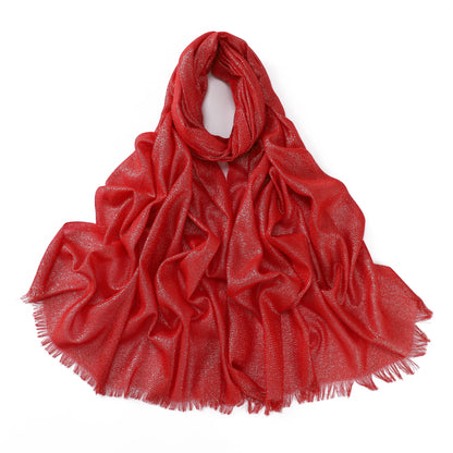 Shimmery Silk Hijab
