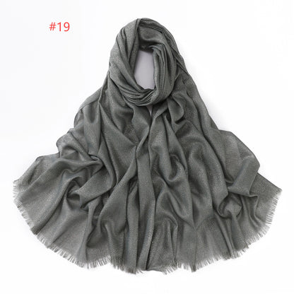 Shimmery Silk Hijab