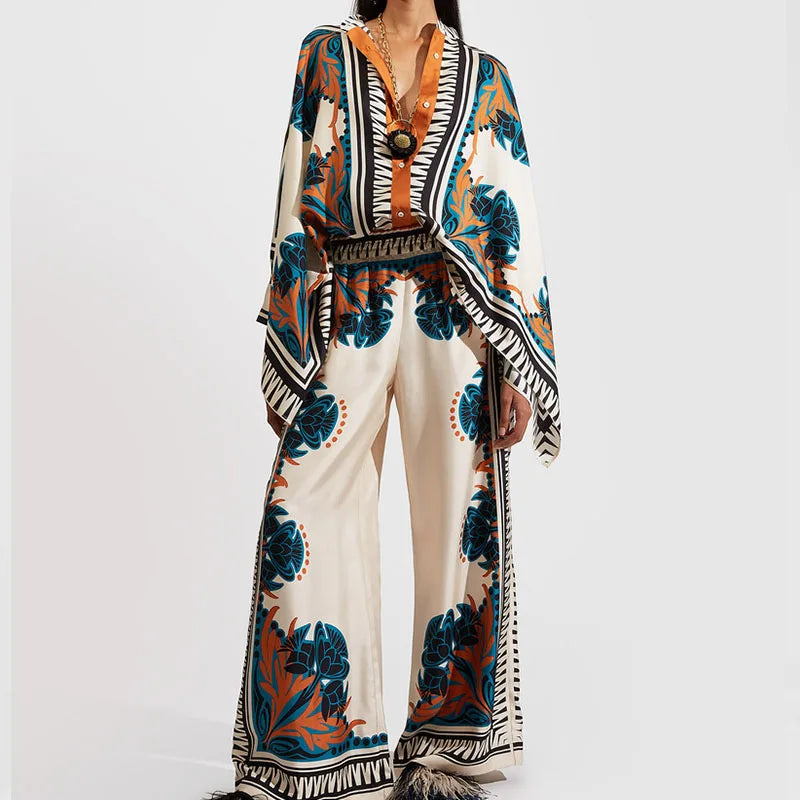 Pattern Print 2 Piece Co-ord set