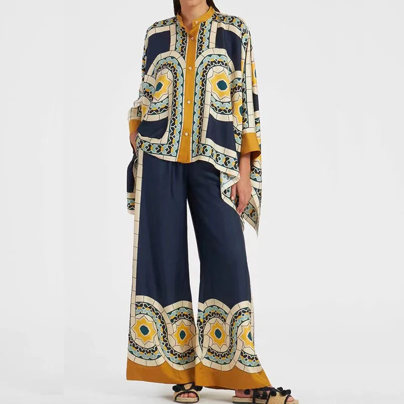 Pattern Print 2 Piece Co-ord set