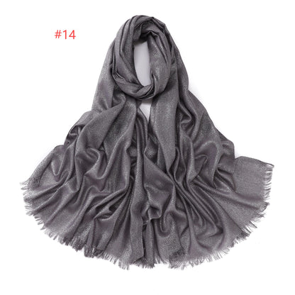 Shimmery Silk Hijab