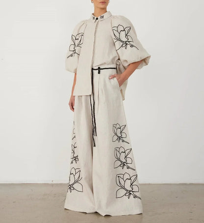 Lace Floral Comfy Co-ord Set