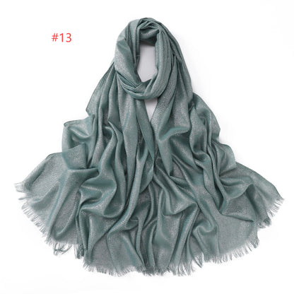 Shimmery Silk Hijab