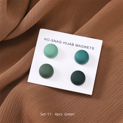4Pcs/set Hijab Magnet Pins