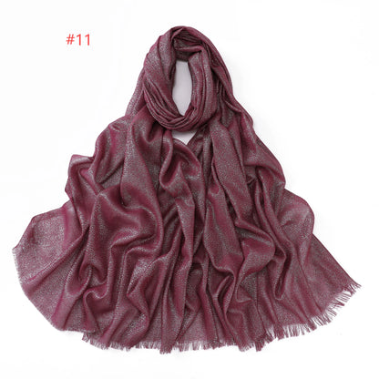 Shimmery Silk Hijab