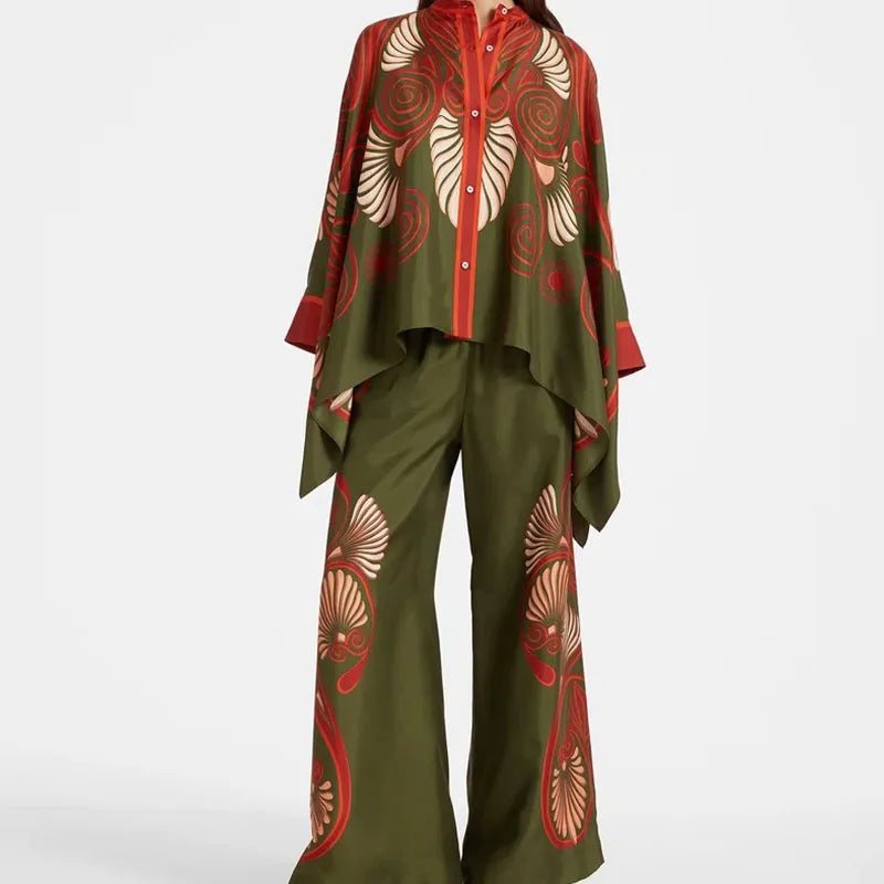 Pattern Print 2 Piece Co-ord set