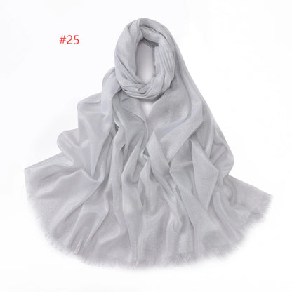 Shimmery Silk Hijab