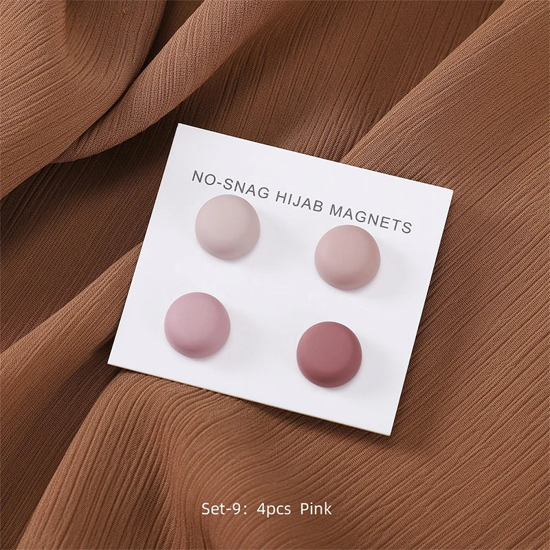4Pcs/set Hijab Magnet Pins