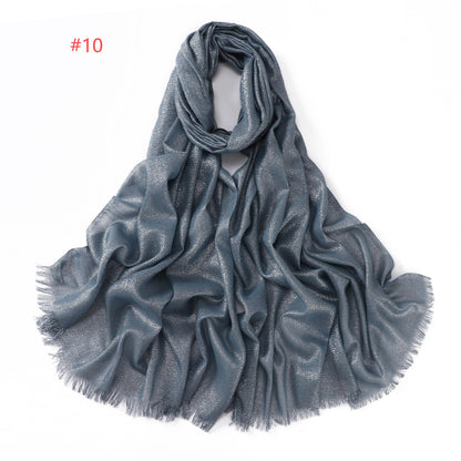 Shimmery Silk Hijab