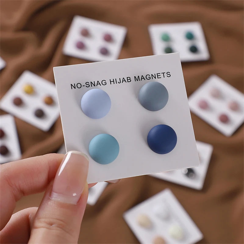 4Pcs/set Hijab Magnet Pins
