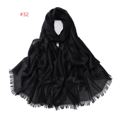 Shimmery Silk Hijab