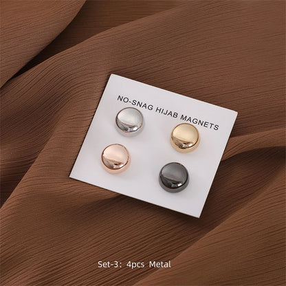 4Pcs/set Hijab Magnet Pins