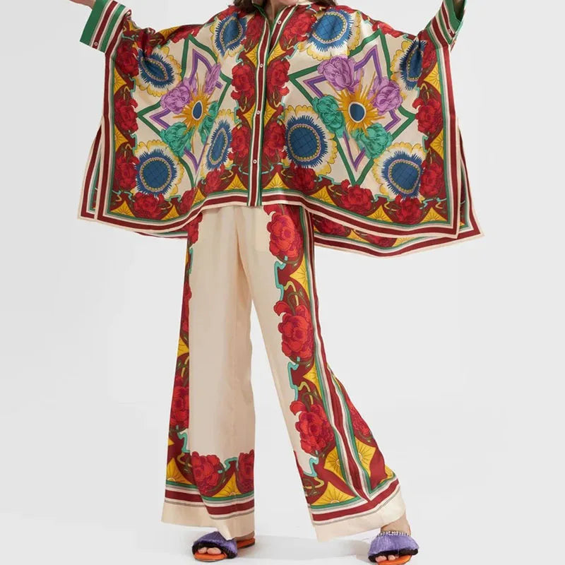 Pattern Print 2 Piece Co-ord set
