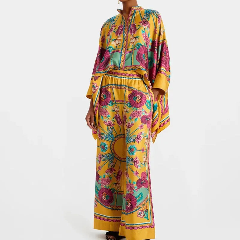 Pattern Print 2 Piece Co-ord set