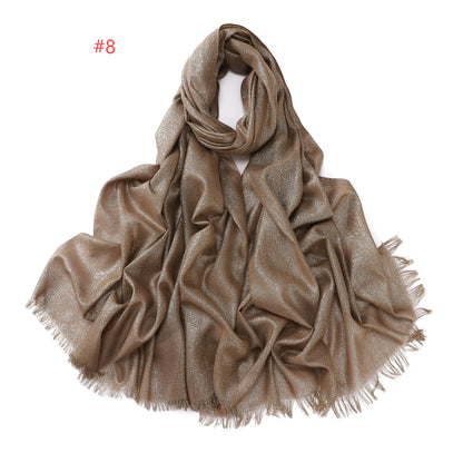 Shimmery Silk Hijab