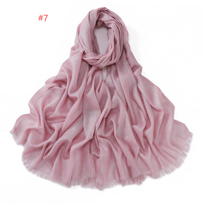 Shimmery Silk Hijab