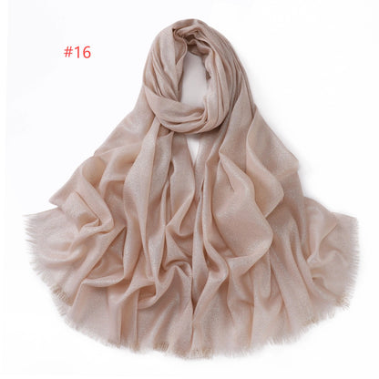 Shimmery Silk Hijab