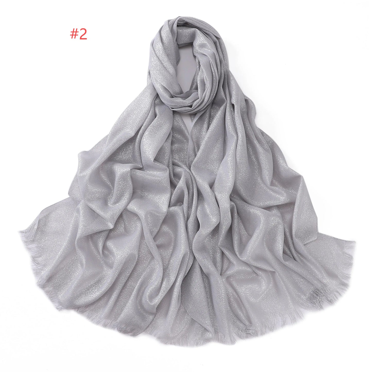 Shimmery Silk Hijab