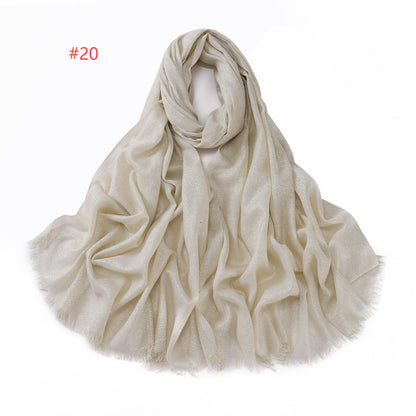 Shimmery Silk Hijab