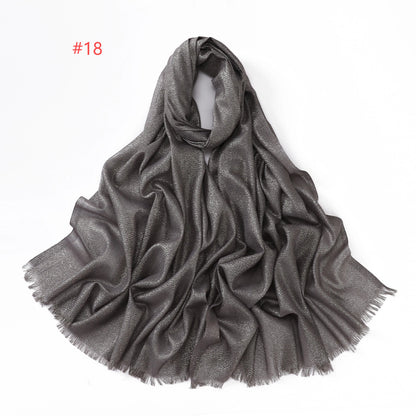 Shimmery Silk Hijab